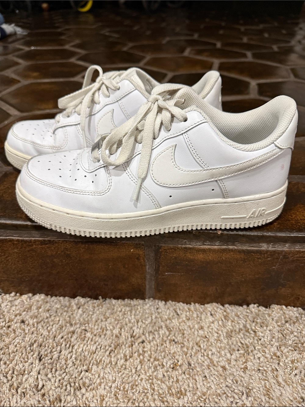 Nike Low-Top Swoosh Sneakers in Off-White